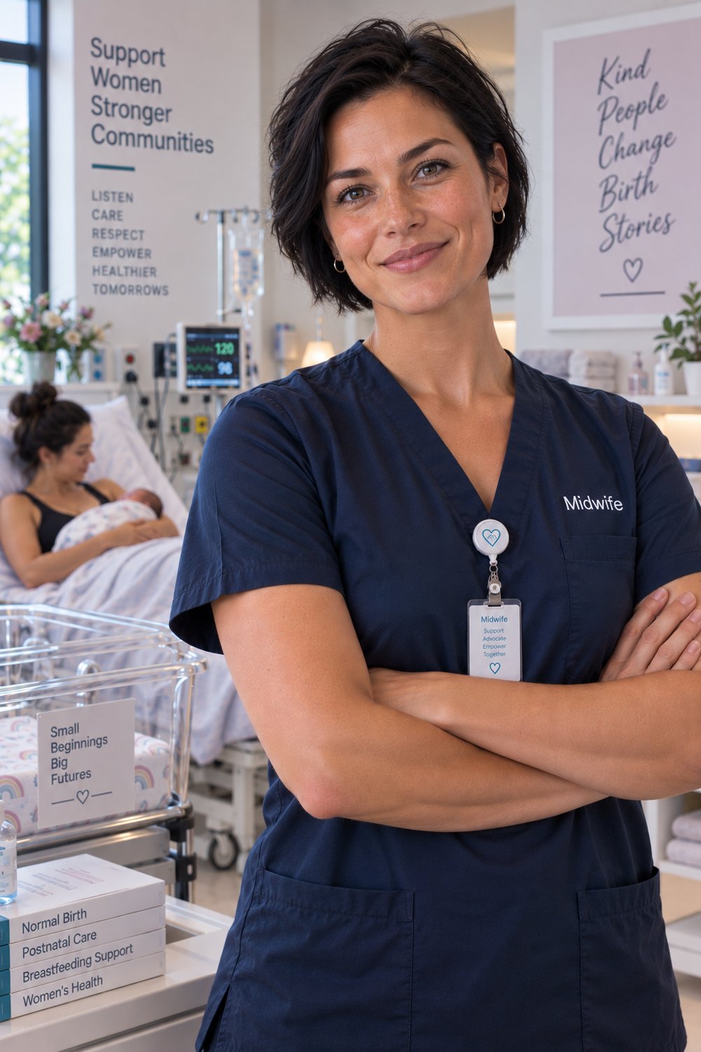 Midwife using ClearCPD